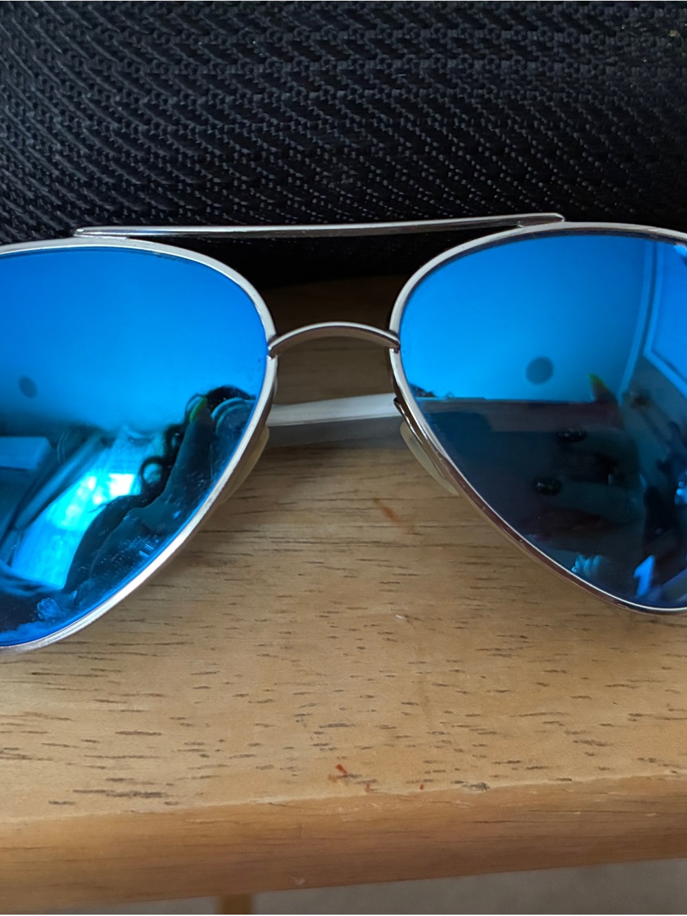 Costa Women's Loreto Aviator Sunglasses with Blue Mirrored Lenses